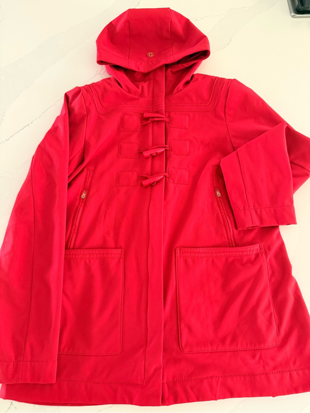lululemon | Paddington Softshell Jacket | bright red | size 8